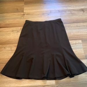 Focus 2000 Brown flare Skirt Size 16